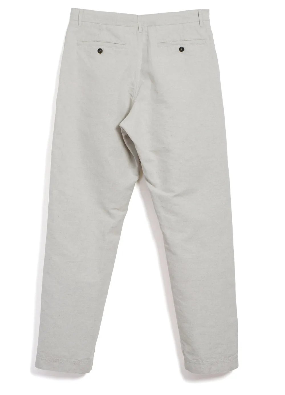 KEN | Wide Cut Trousers | Natural Flax