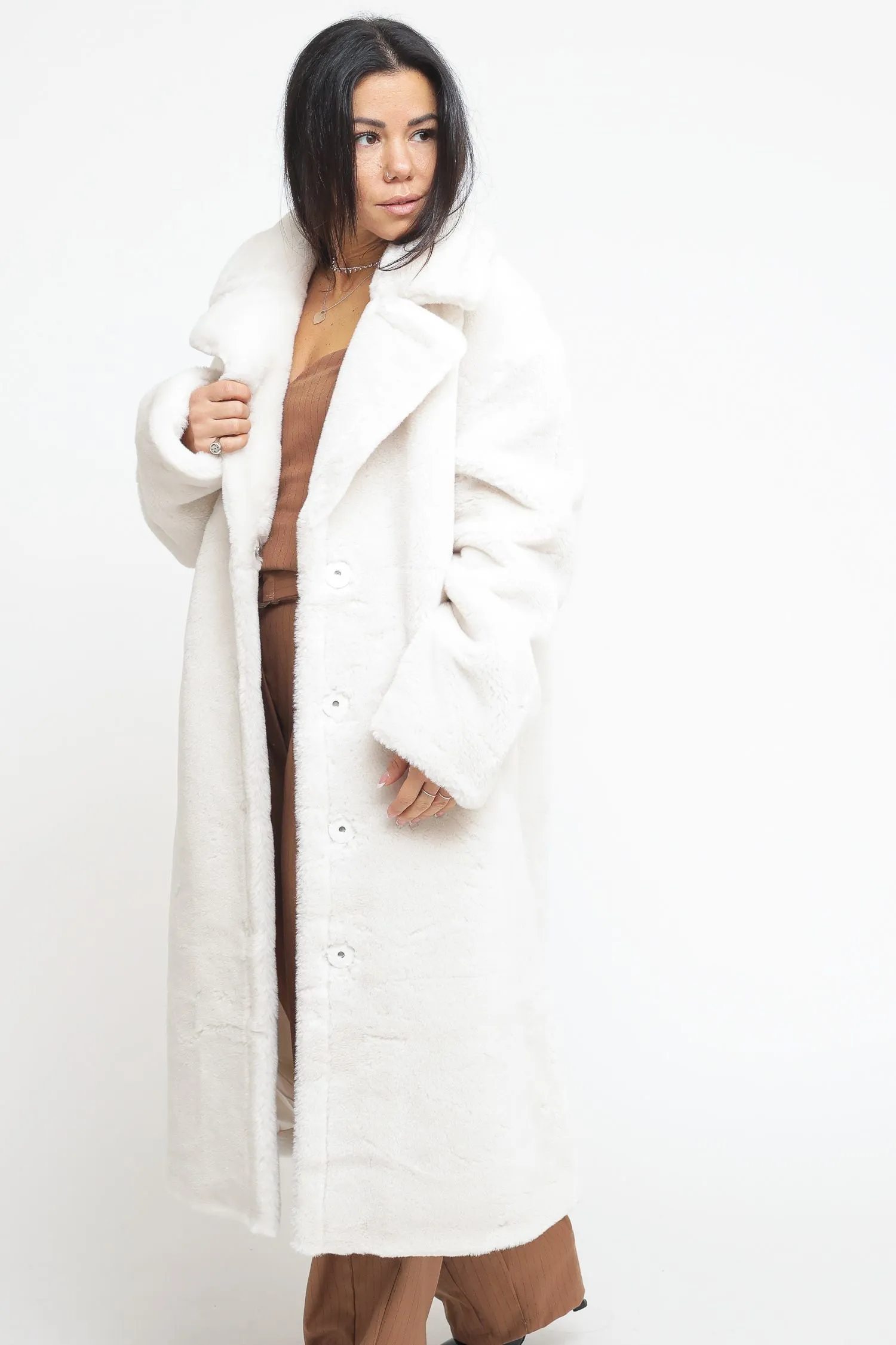 Ladies Coat - Winter White