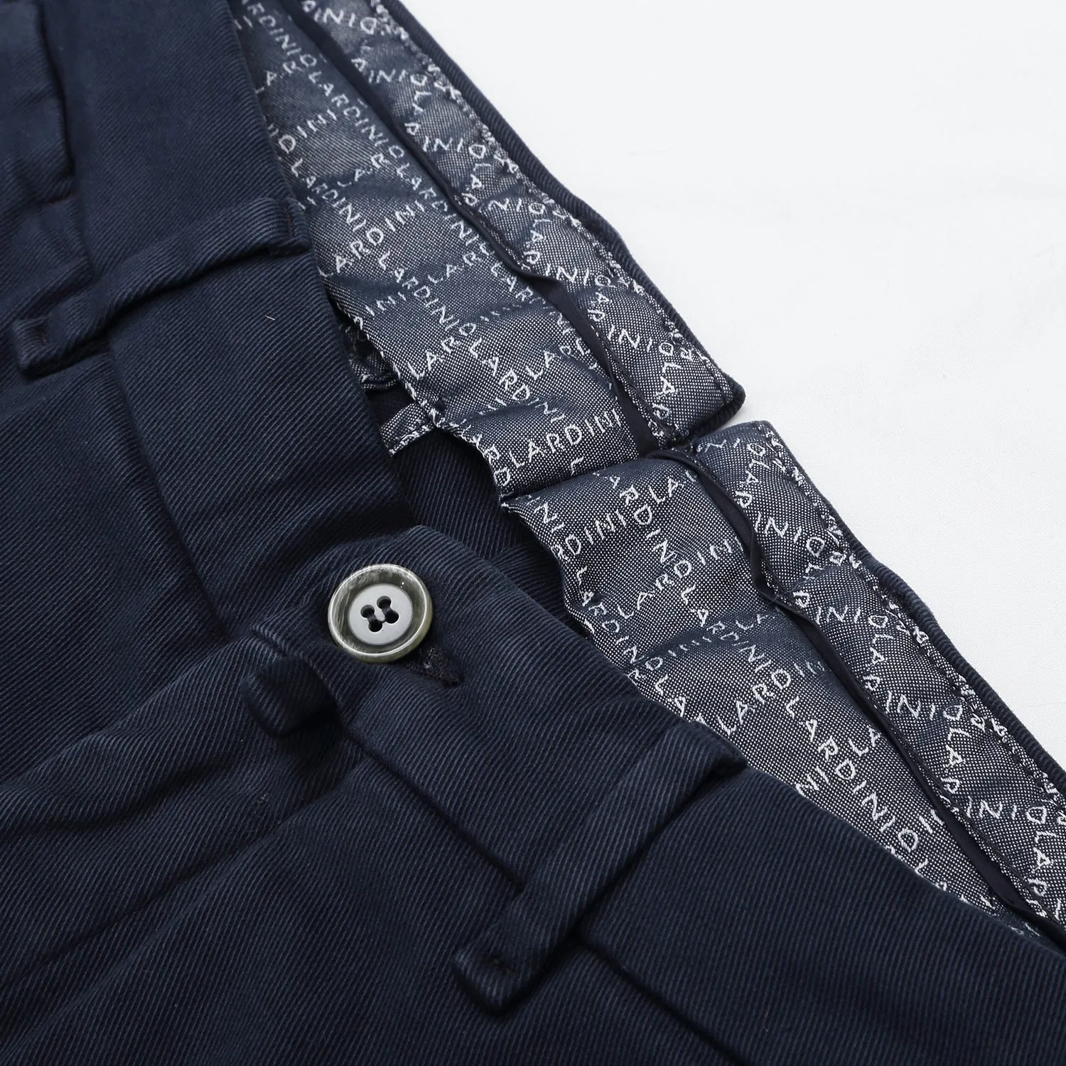 Lardini - Tapered Trousers - Navy Twill