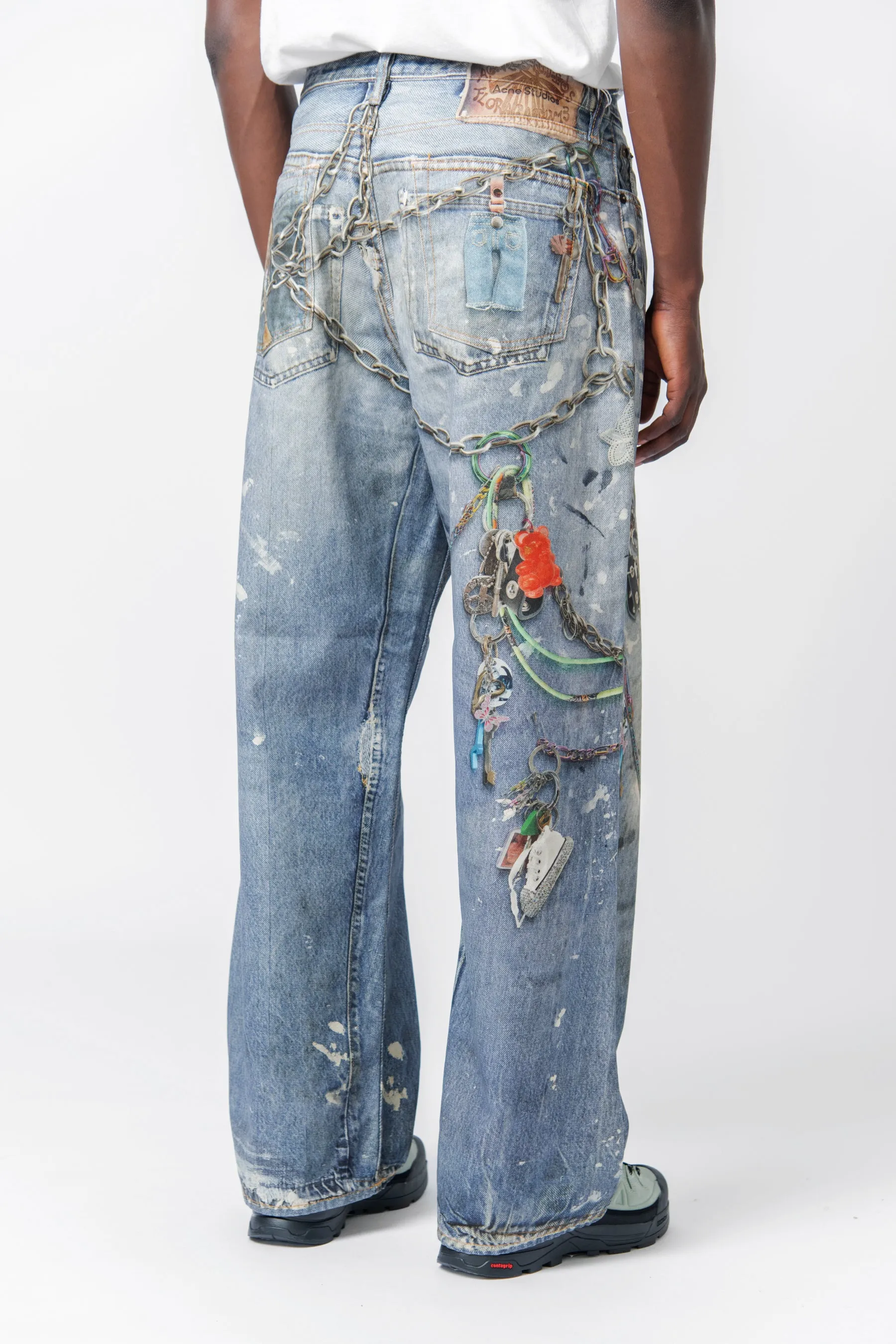 Loose Fit Trousers-1981M Mid Blue