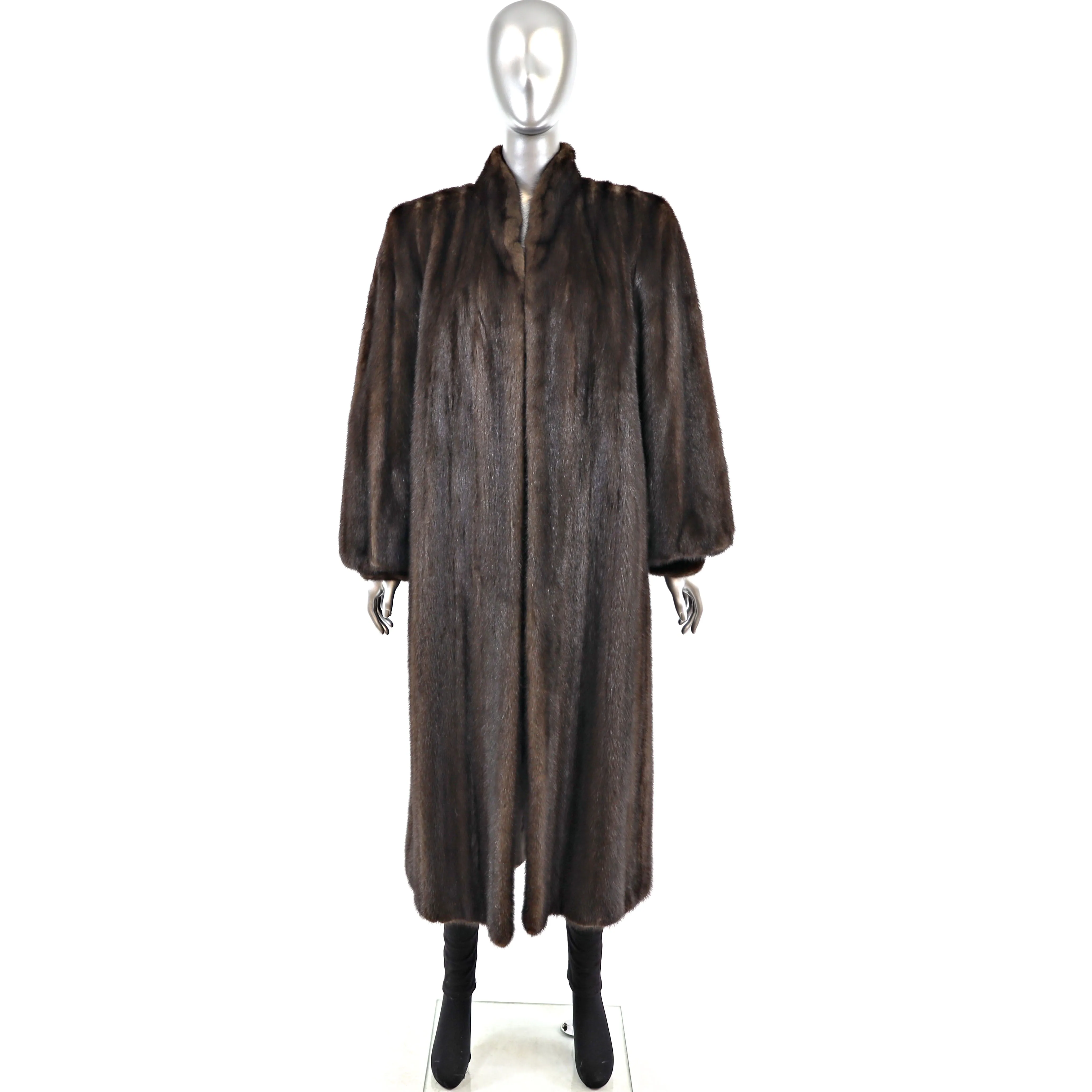 Mahogany Mink Coat- Size M