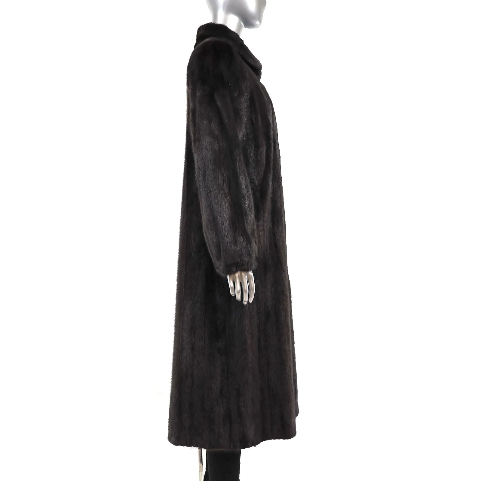 Mahogany Mink Coat- Size M