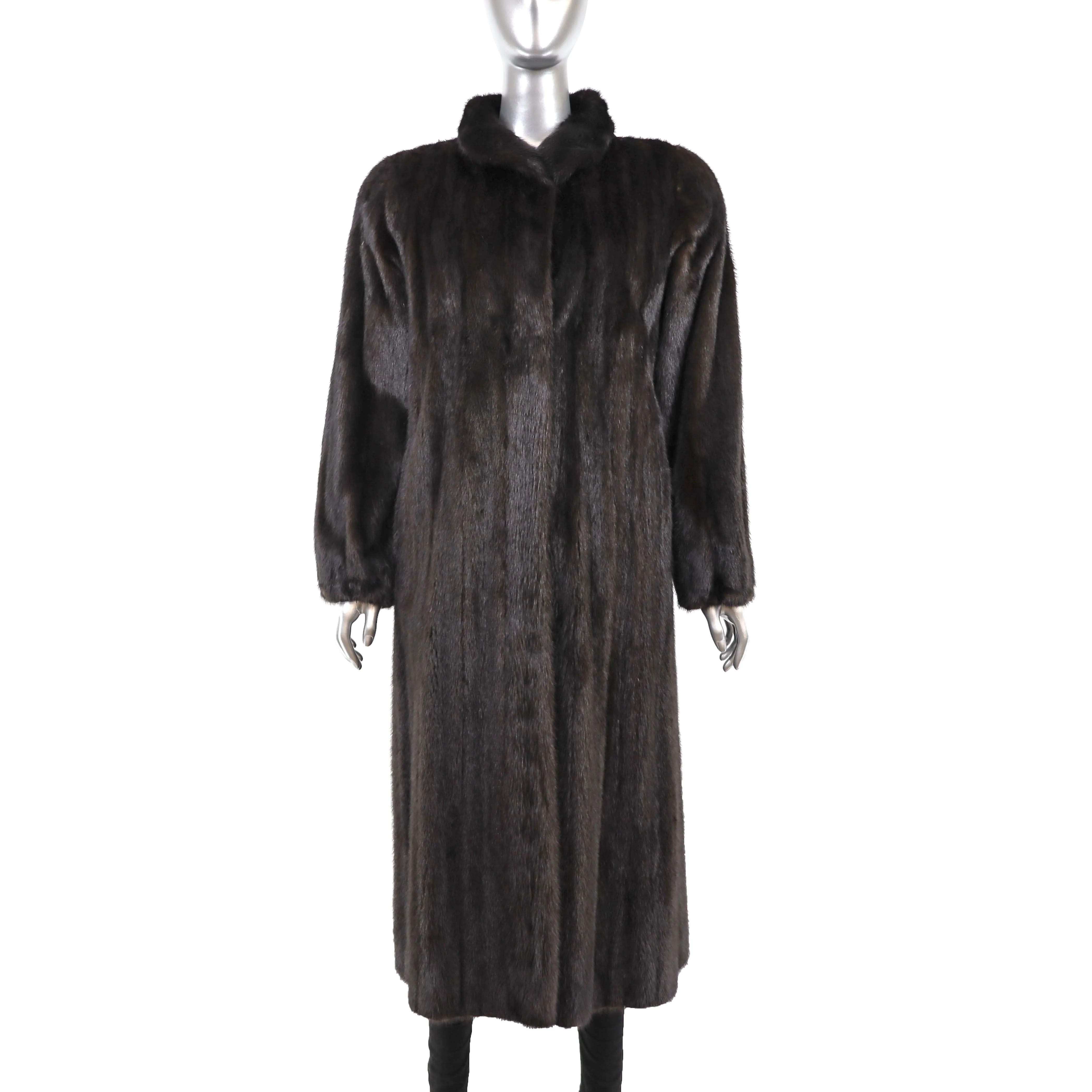 Mahogany Mink Coat- Size M