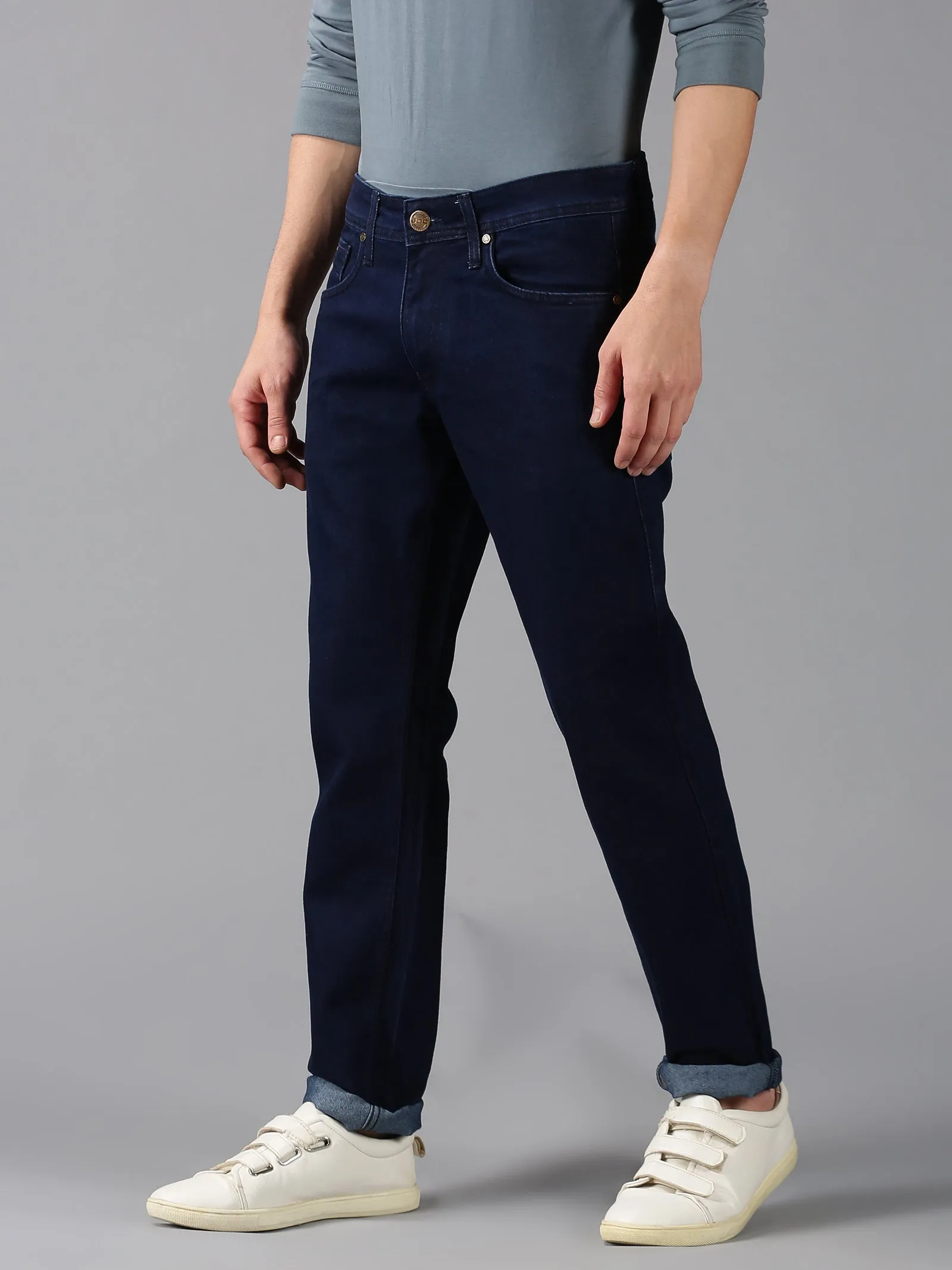 MEN'S DARK BLUE SLIM FIT JEANS