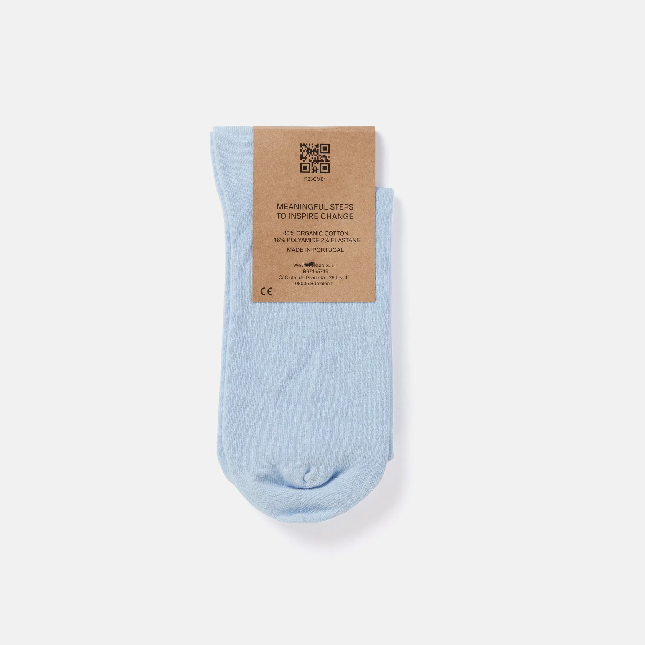 Mid-crew Everyday Socks - Sky