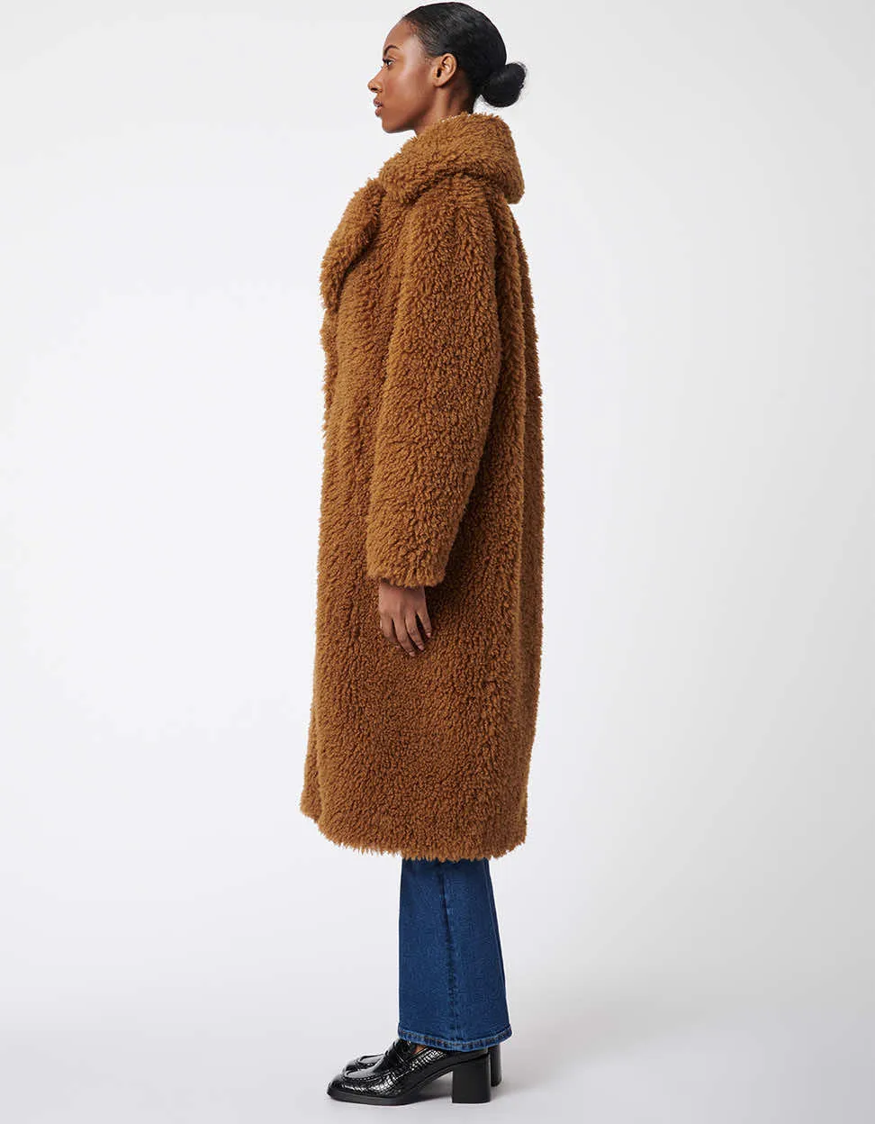 Modern Cloud Faux Fur Coat