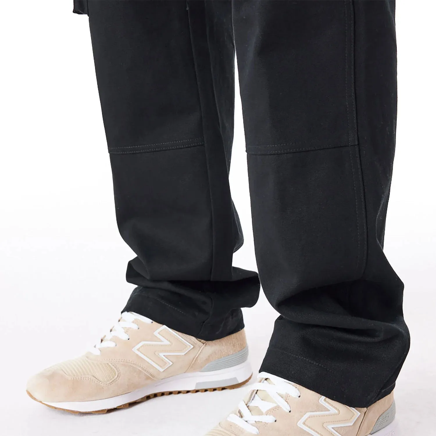 NEW ERA Black Cargo Trousers