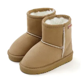 OZKIZ Short Fur Boots - Beige