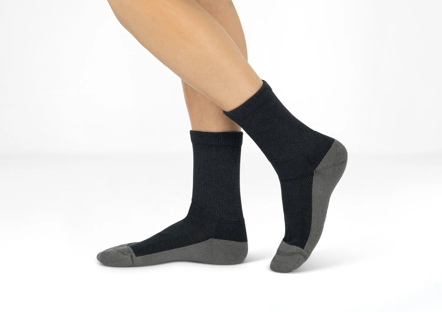 Padded Sole Socks - Charcoal