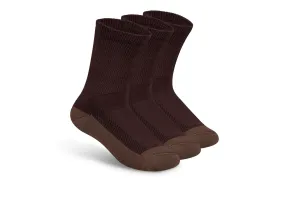 Padded Sole Socks - Dark Brown