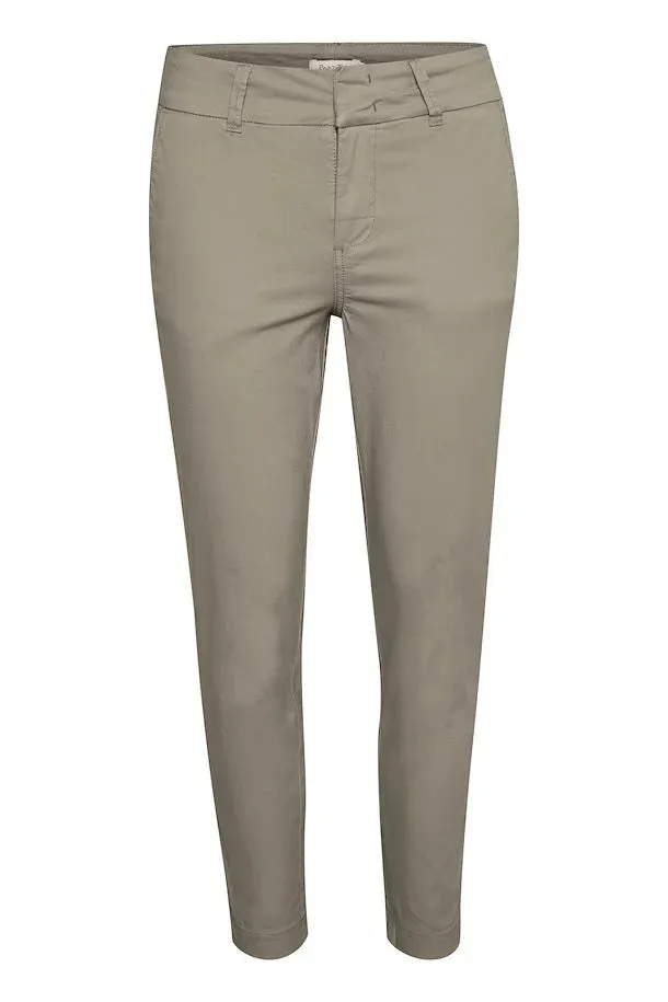 PART TWO SOFFYS COTTON TROUSERS VETIVER