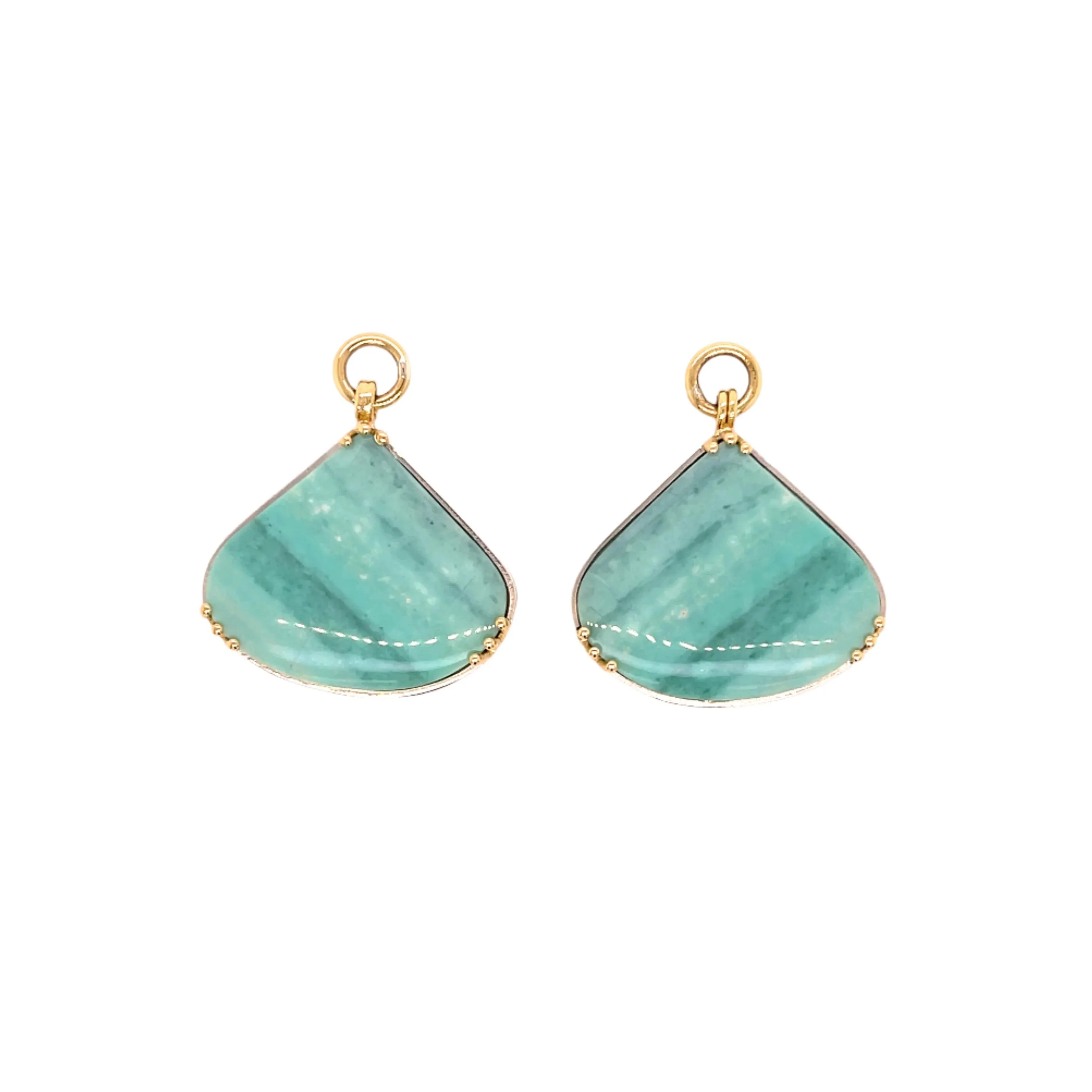 Petrified Opal Earring Jackets