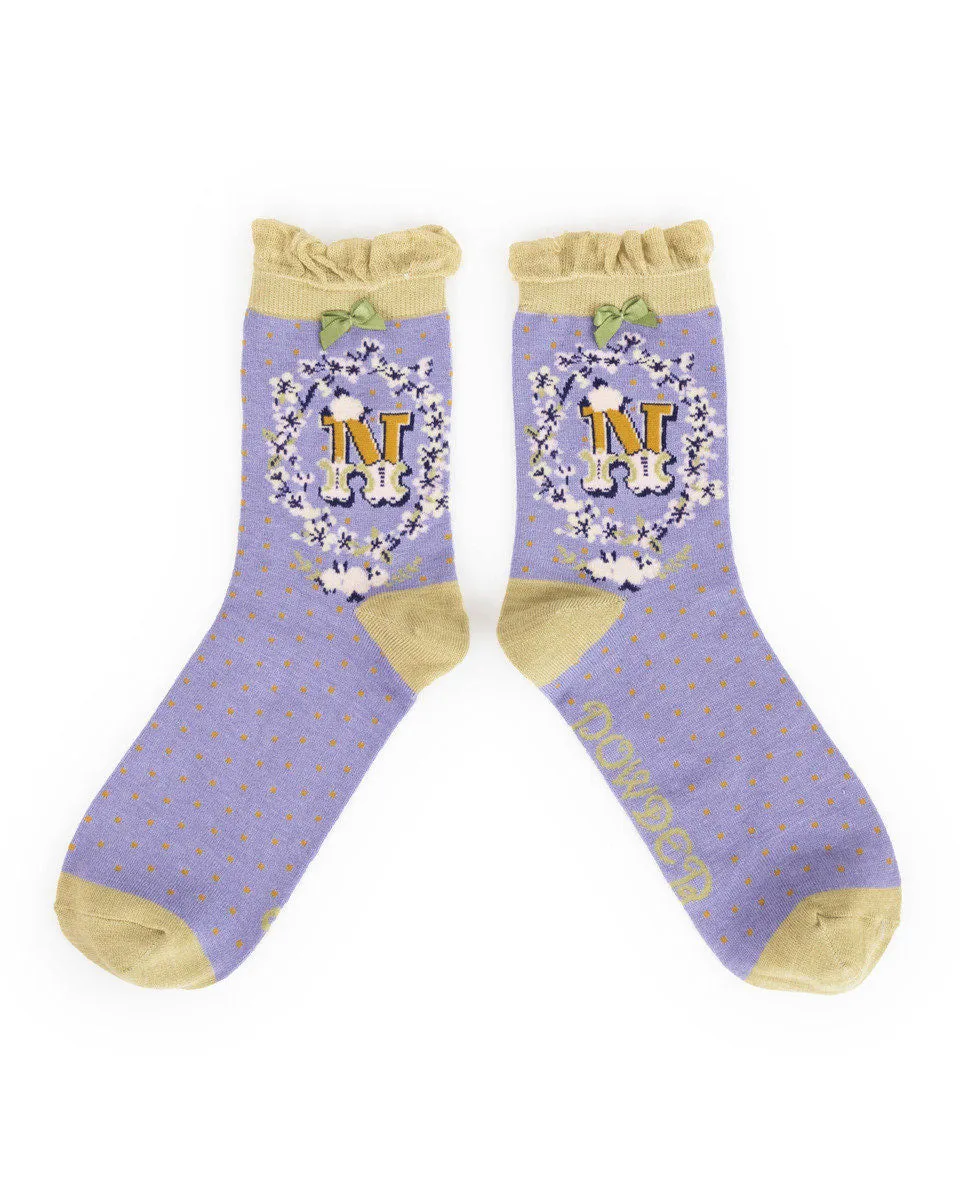 Powder - Alphabet socks N