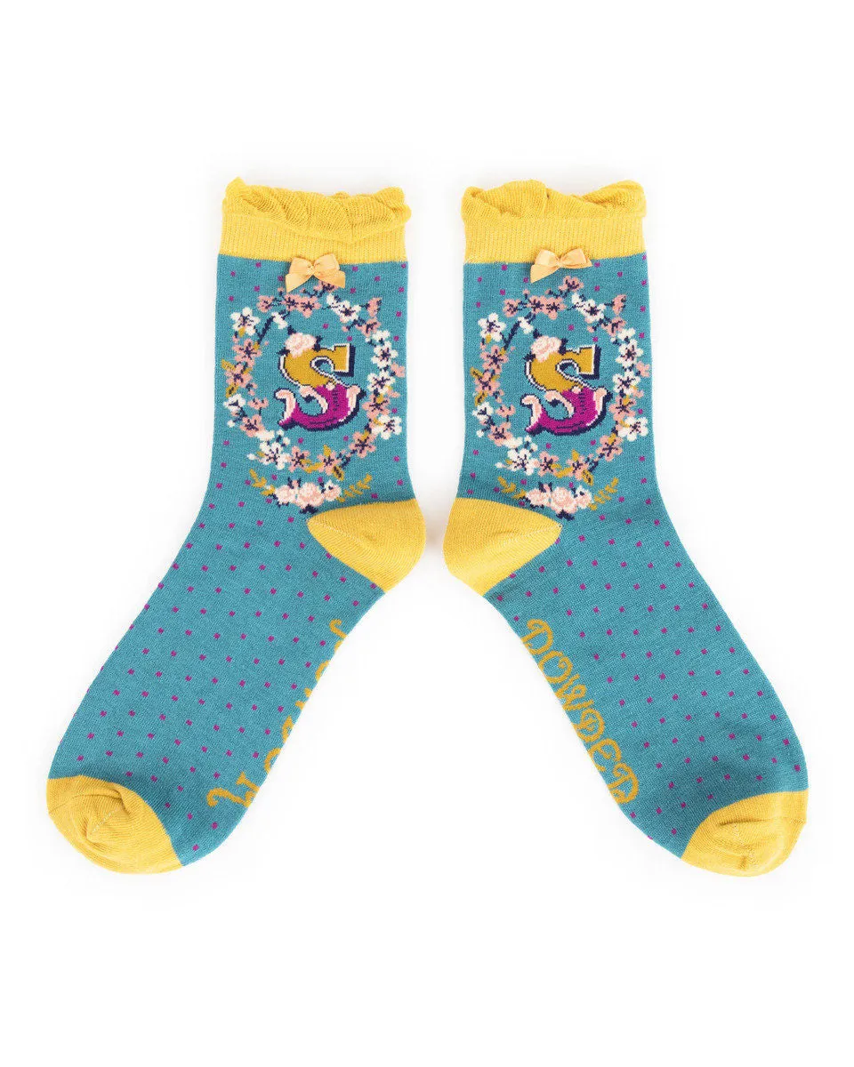 Powder - Alphabet socks S