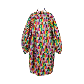 Printed Oversized Coat