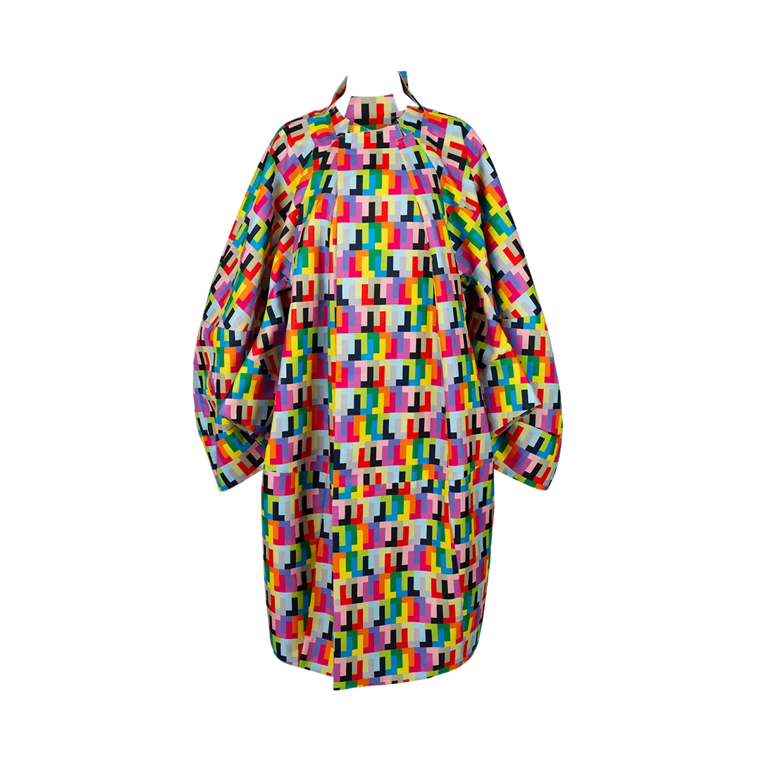 Printed Oversized Coat