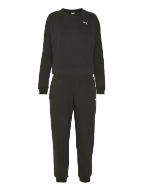 Puma Men's tracksuit crewneck sweatshirt with trousers 679147-01 black