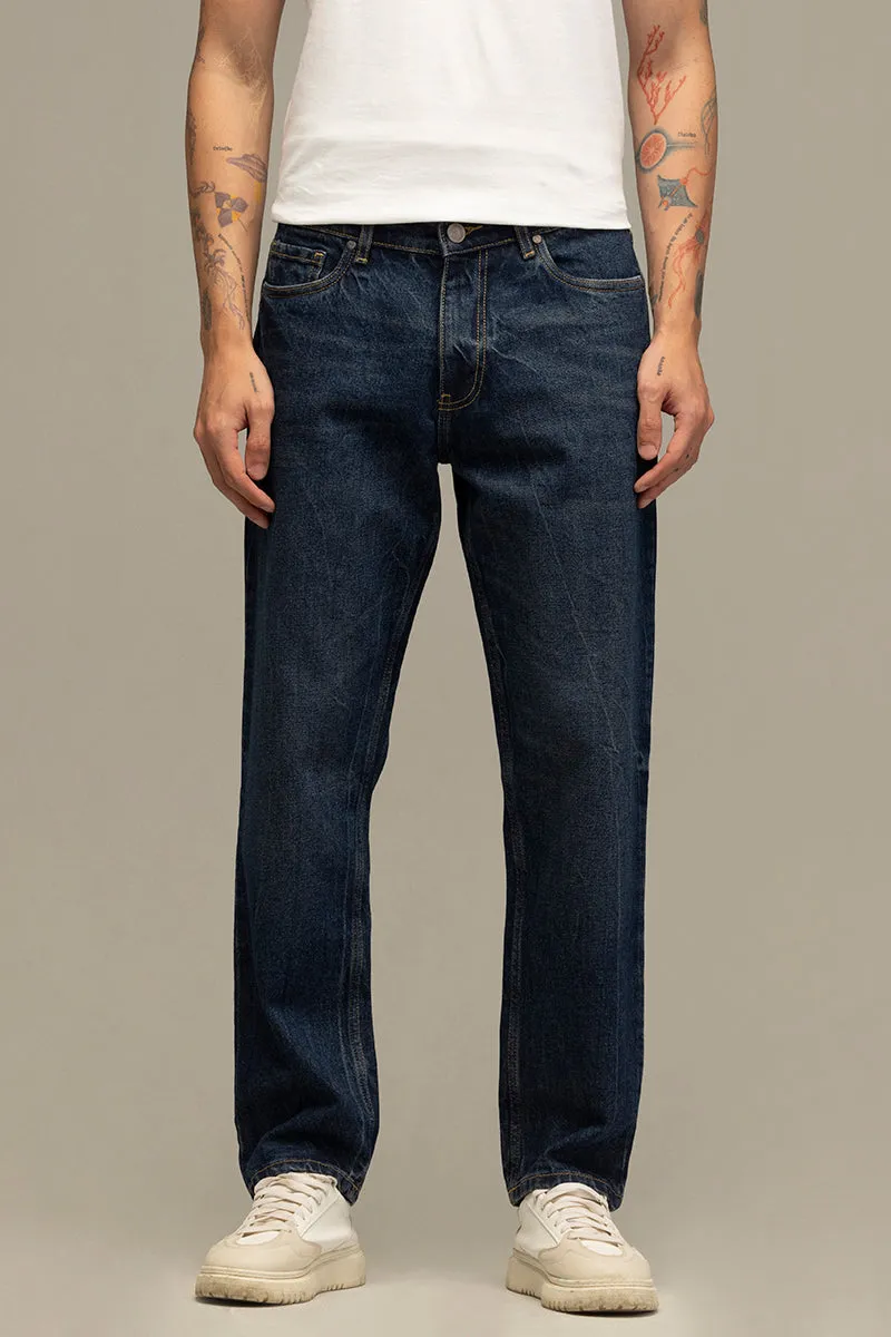 Refined Navy Relaxed Fit Jeans