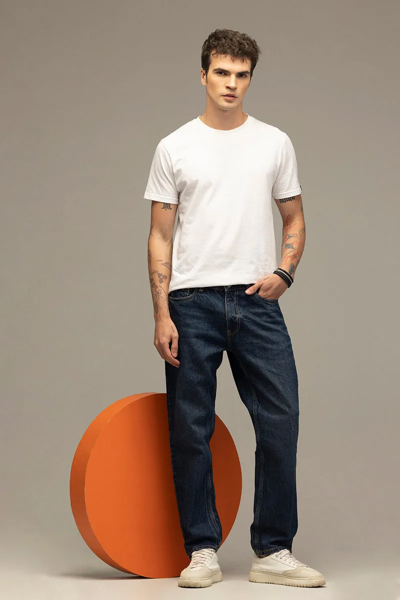 Refined Navy Relaxed Fit Jeans