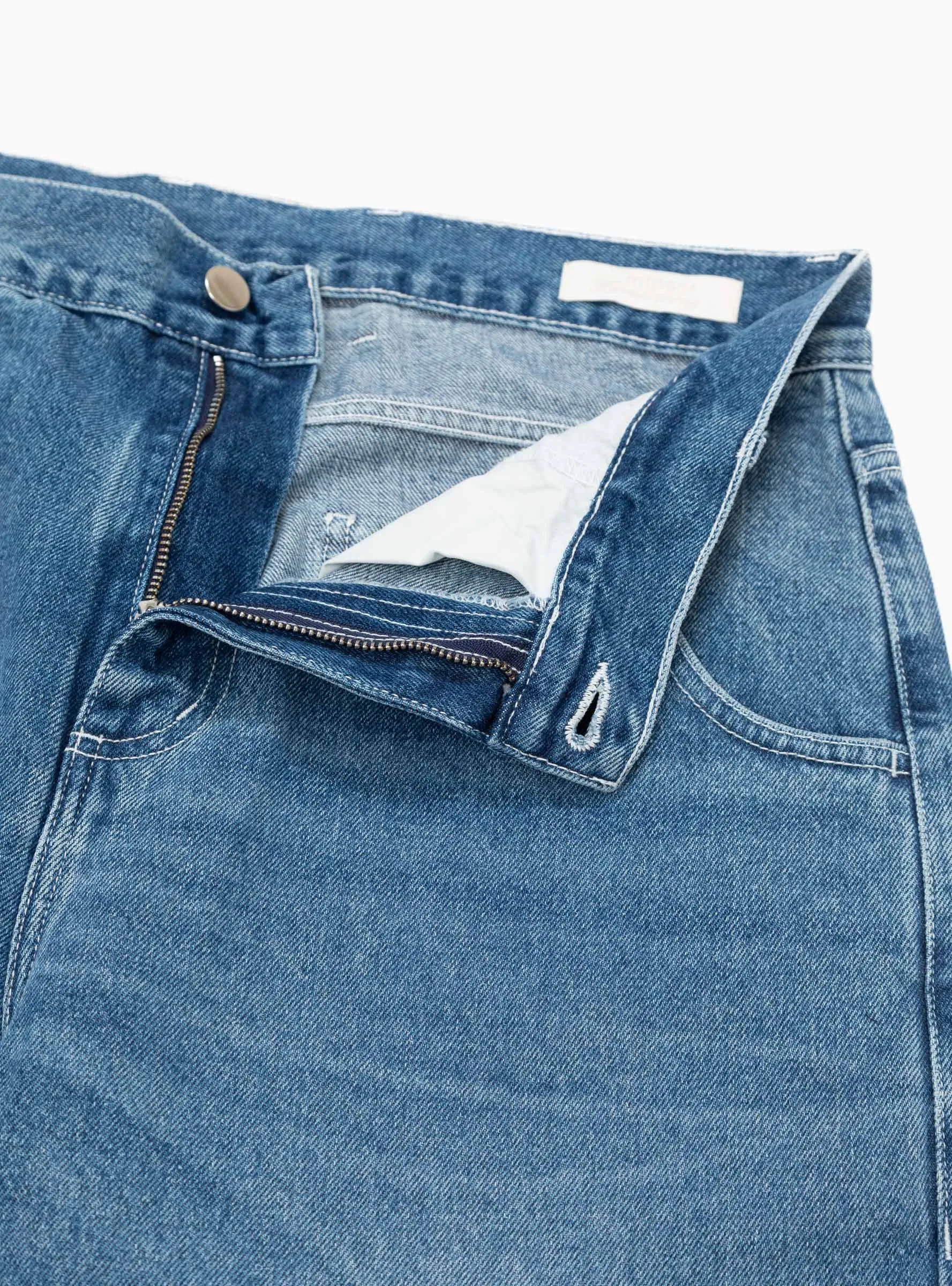 Regular Jeans Washed Blue