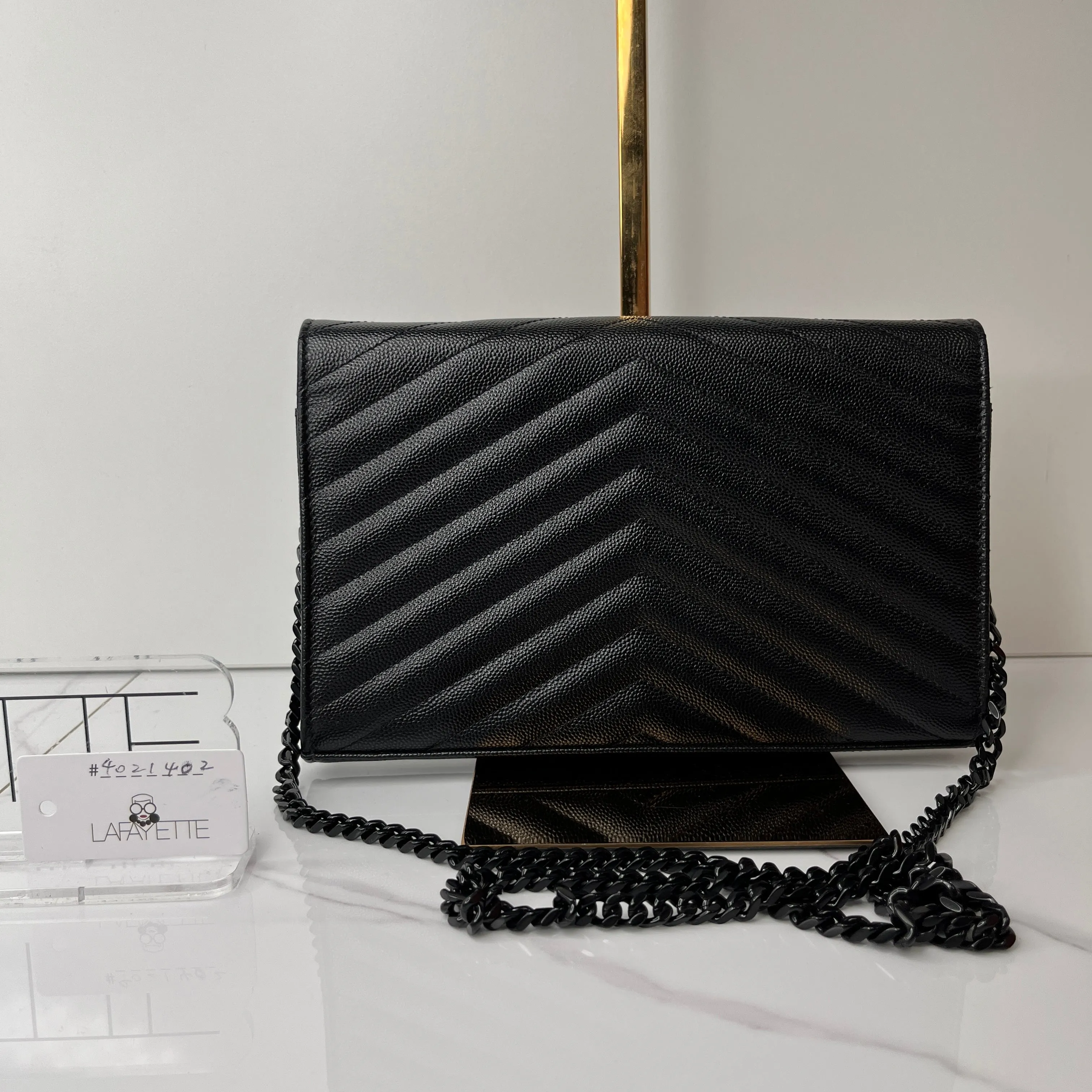 Saint Laurent Classic Cassandre Chain Wallet