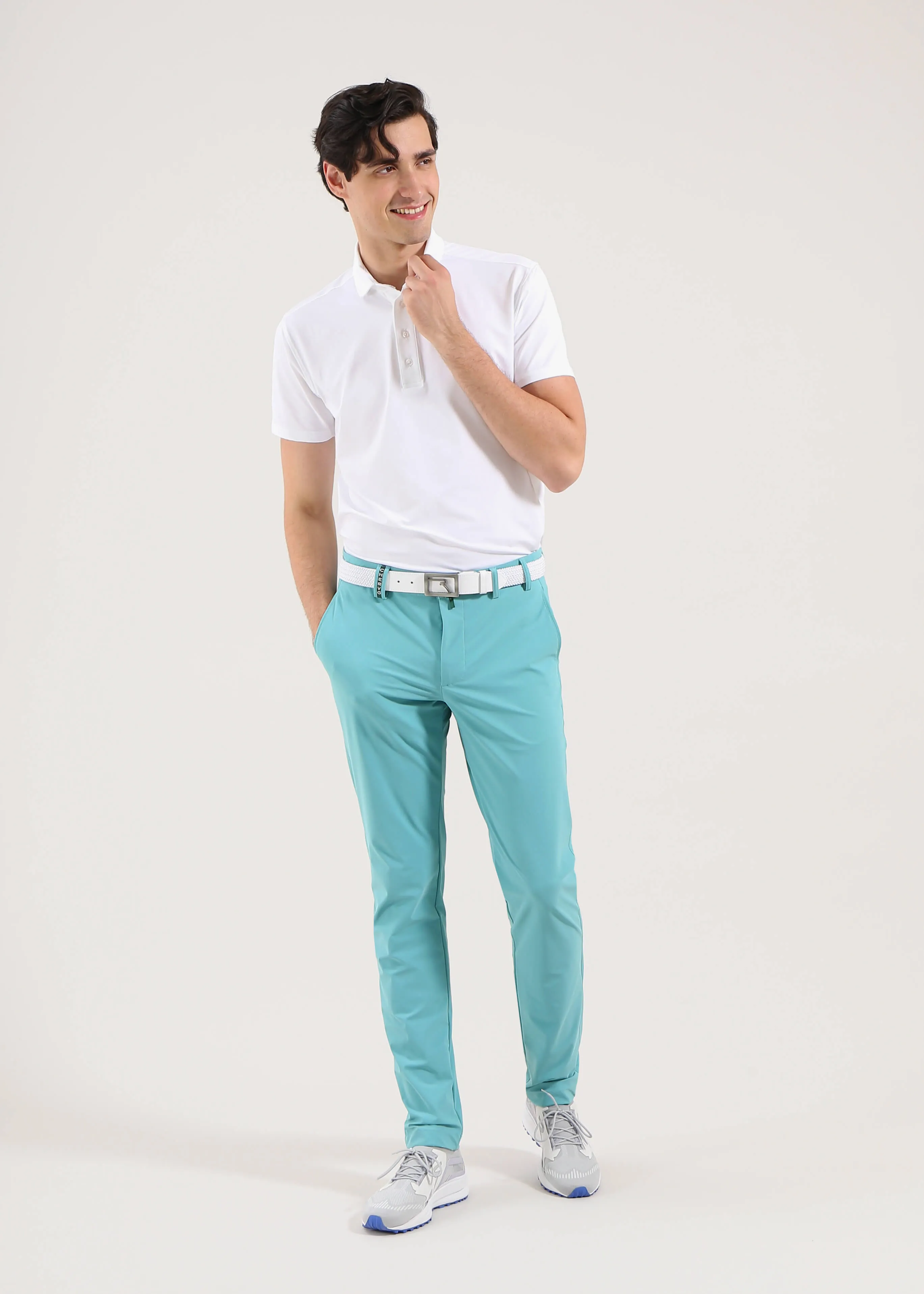 SASSETTO | FOUR WAY STRETCH WELT POCKET TROUSERS