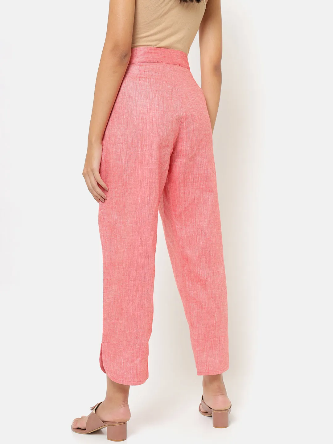 Sayoni Curved hem trousers