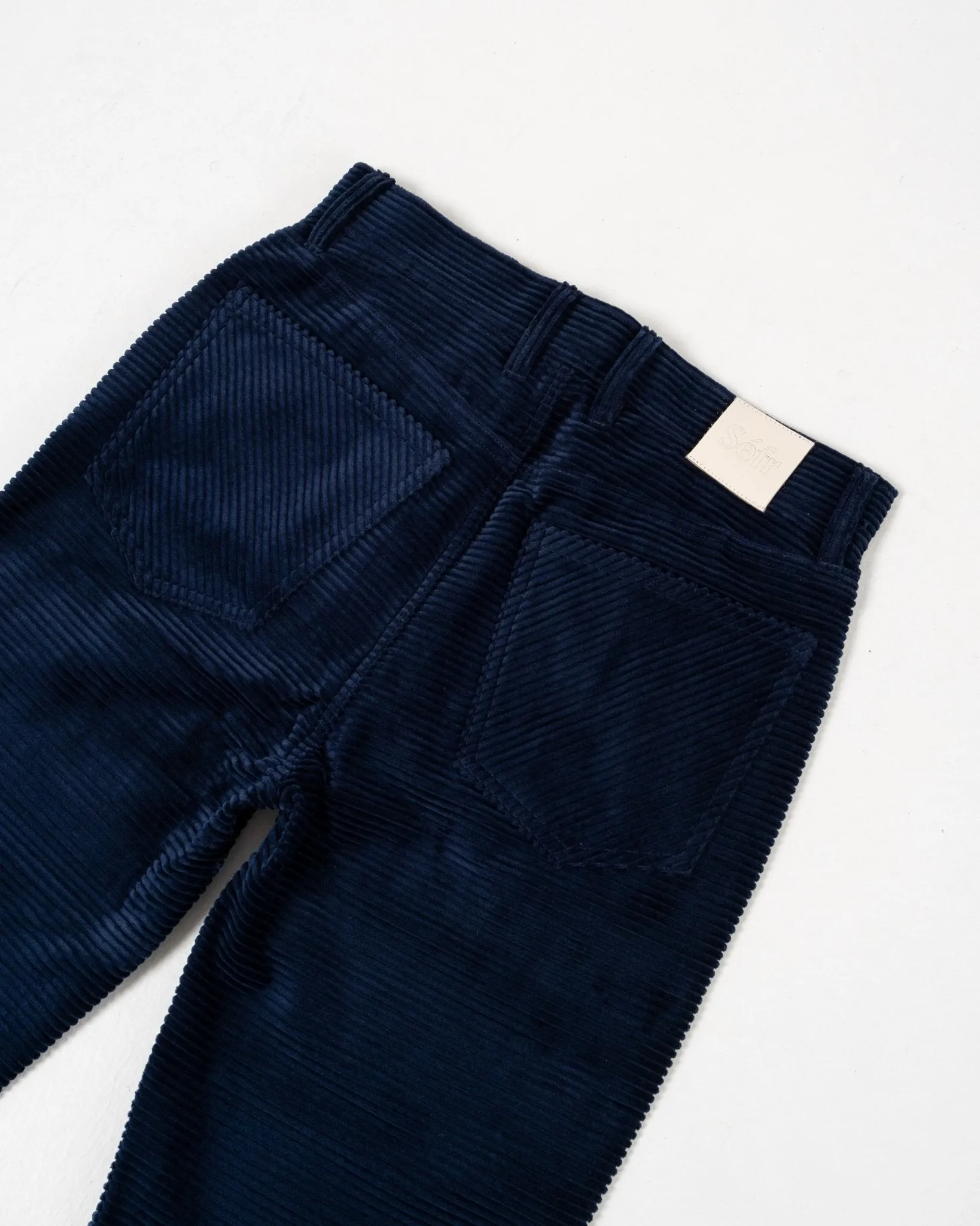 Sin Cord Jeans Navy Blue