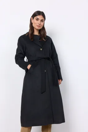 Soya Concept Belted Coat Black