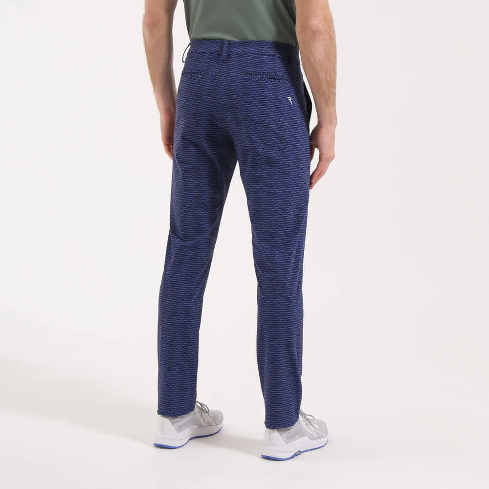 START | 4 WAY STRETCH WELT POCKET PRINTED TROUSERS