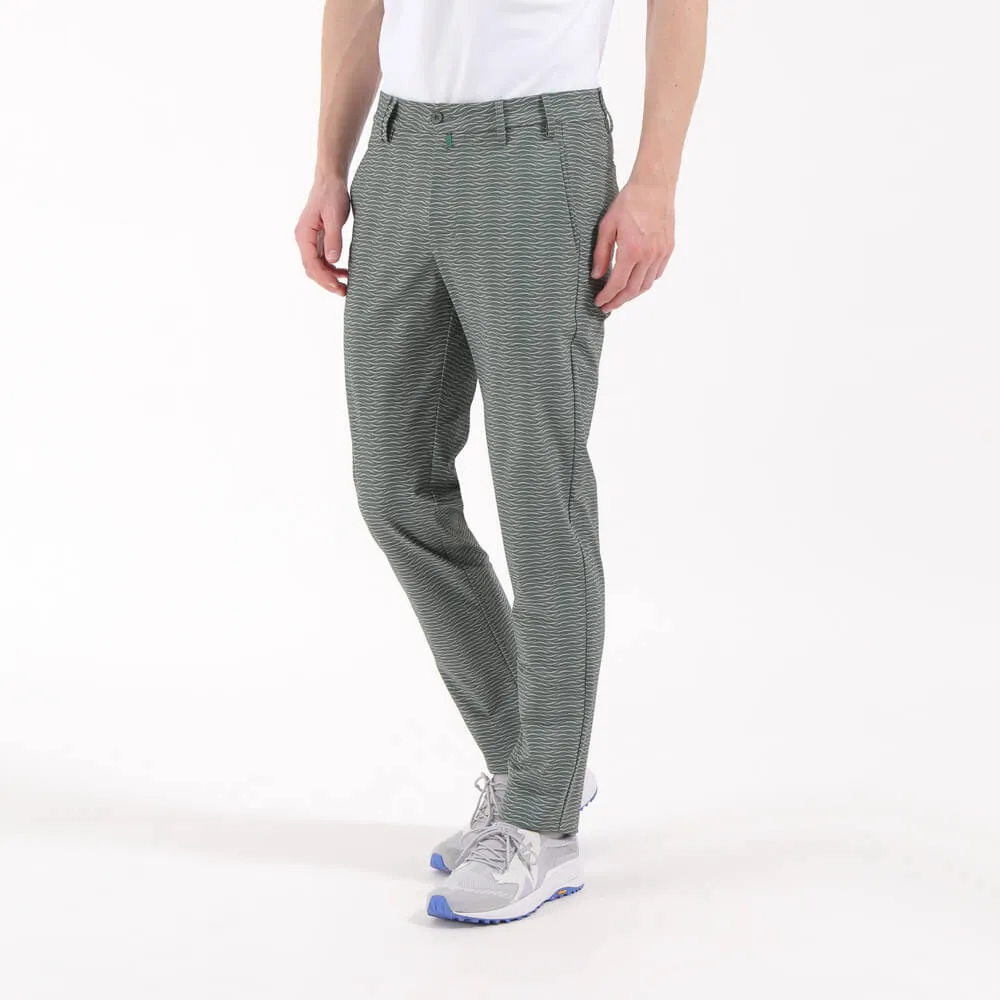 START | 4 WAY STRETCH WELT POCKET PRINTED TROUSERS