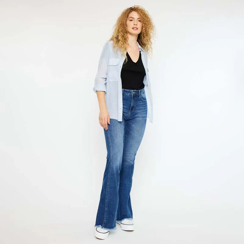 The Annika High Rise Flare Jeans