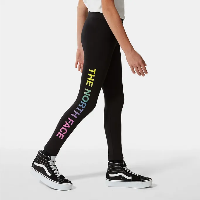 The North Face girls' sports trousers Legging Graphic NF0A7R1RWZY1 black multicolour