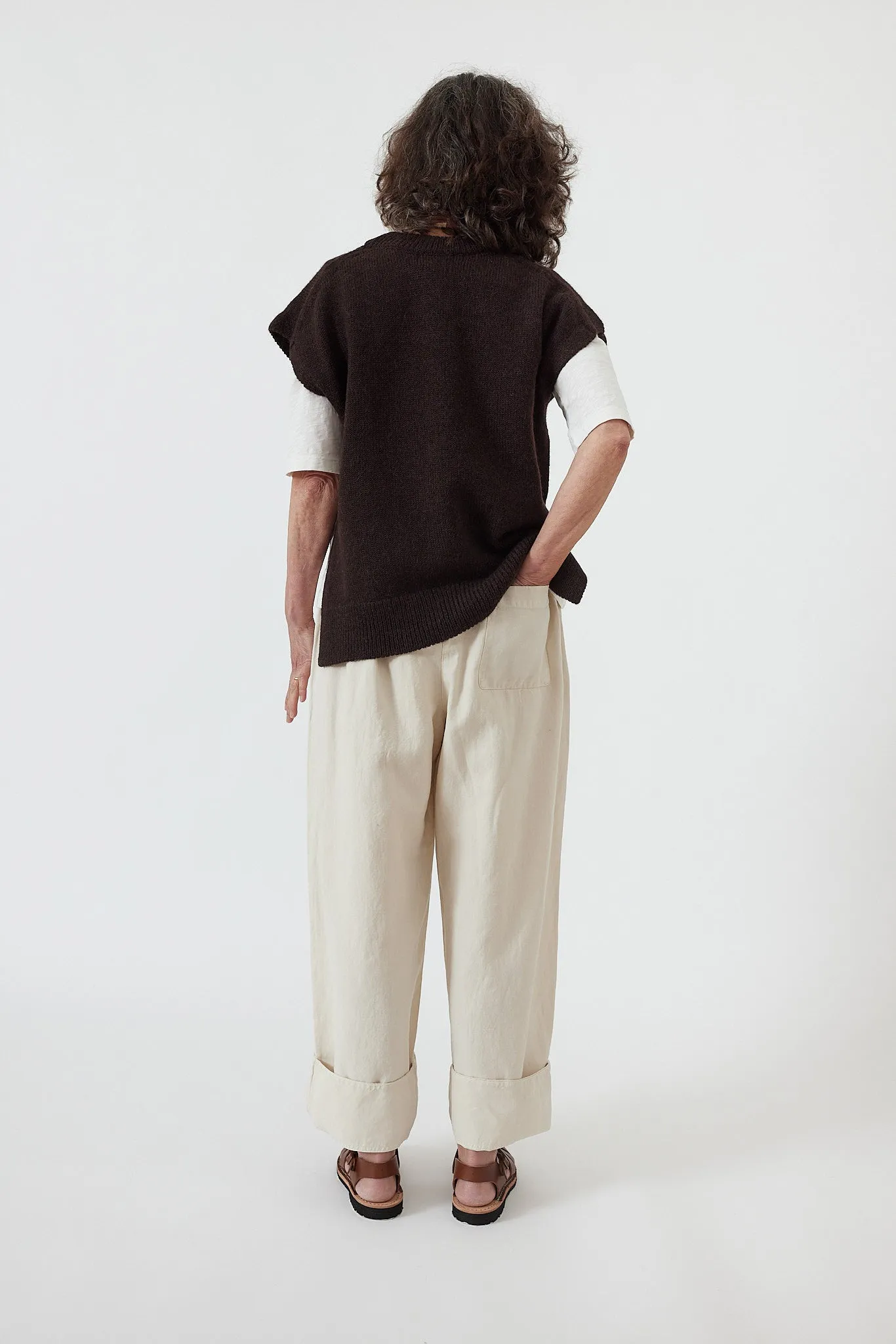 Toast - Cotton Linen Wide Leg Trousers