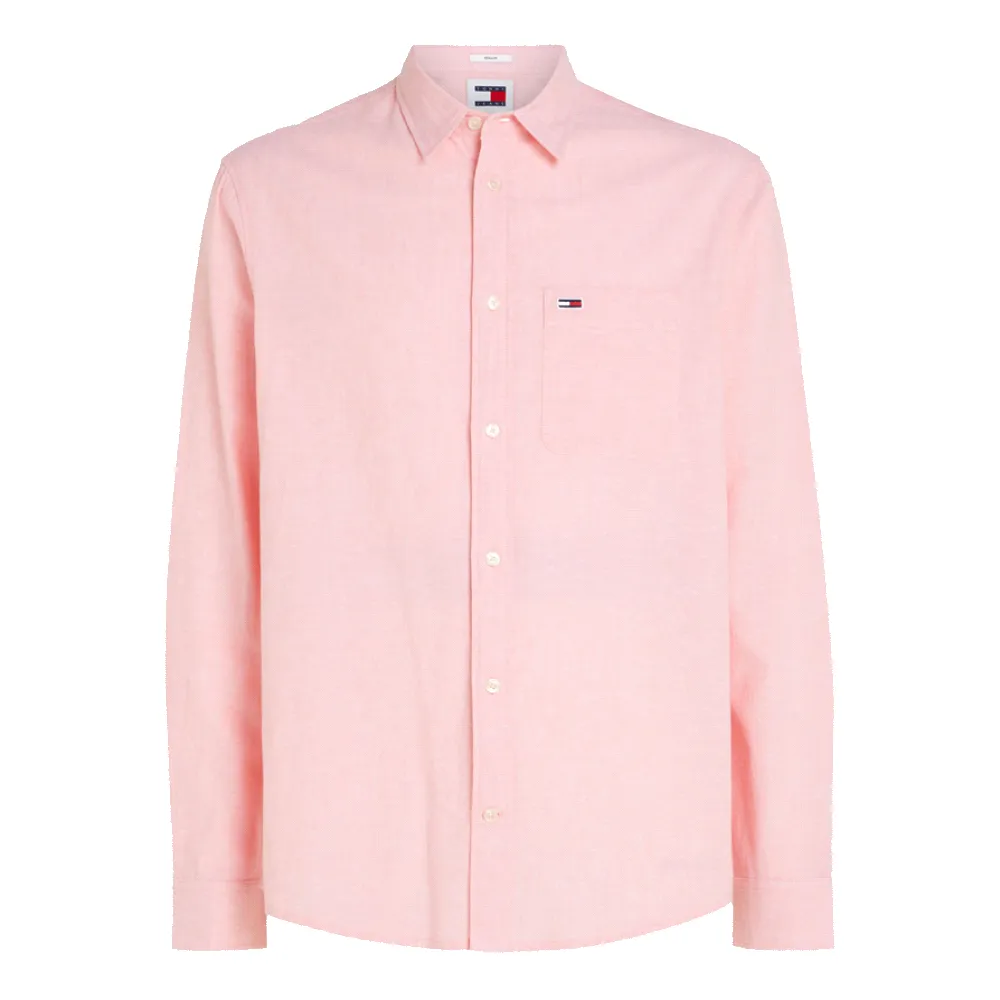 Tommy Jeans Linen Blend Shirt Uomo