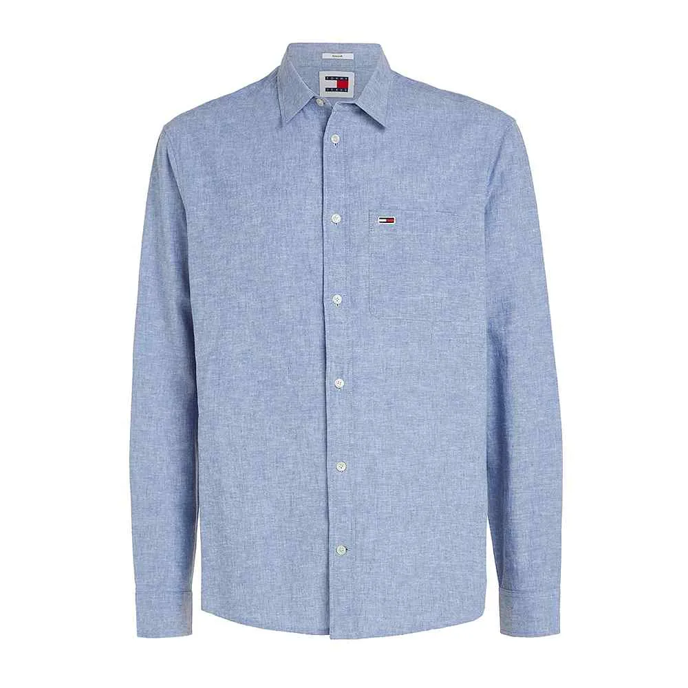 Tommy Jeans Linen Blend Shirt Uomo