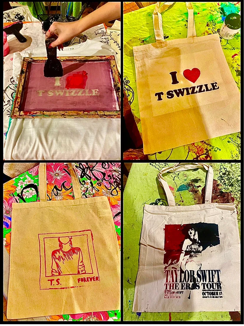 Totally Taylor Creative Screenprinting Events !!