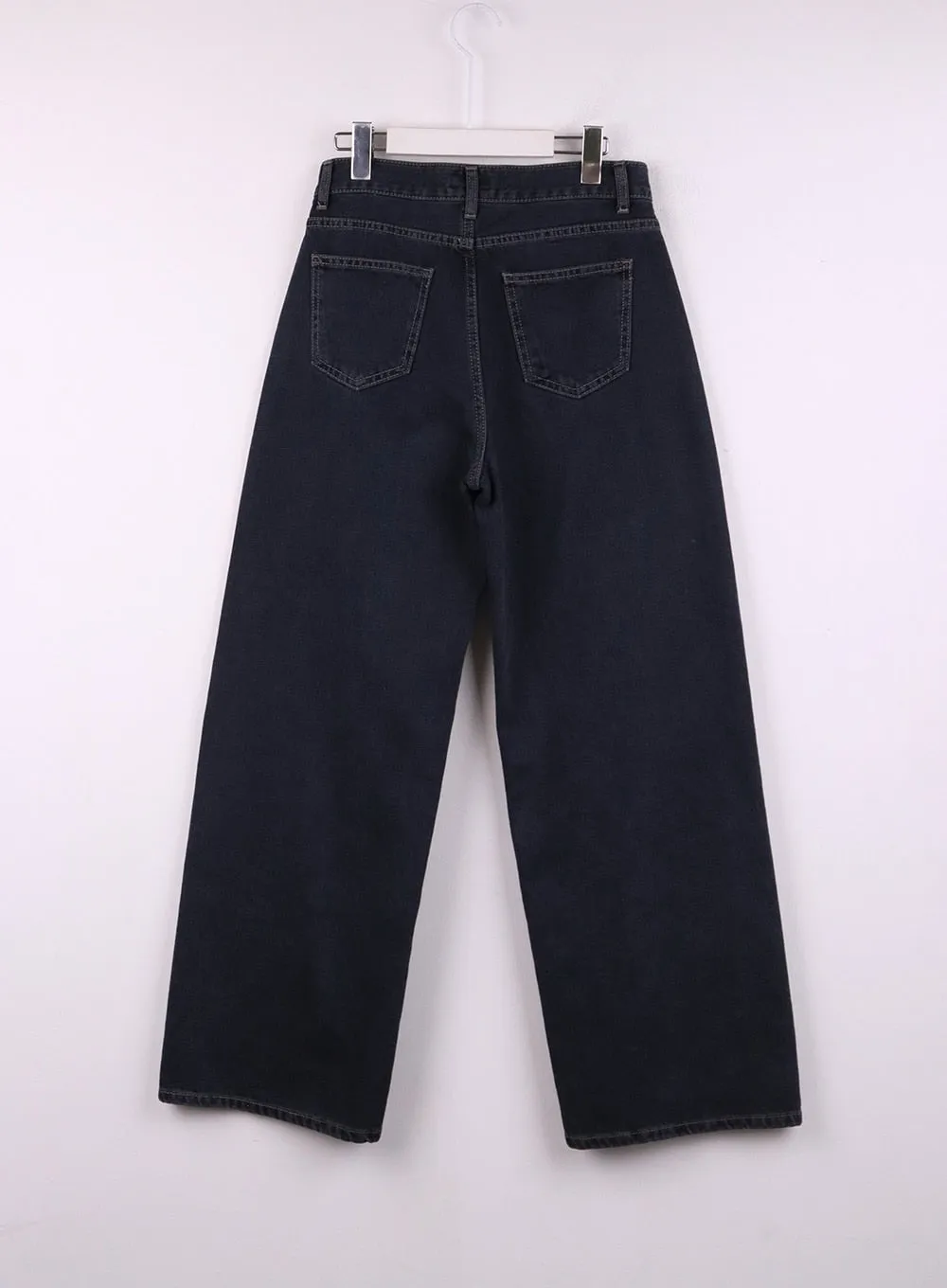 Washed Wide Leg Jeans CJ429