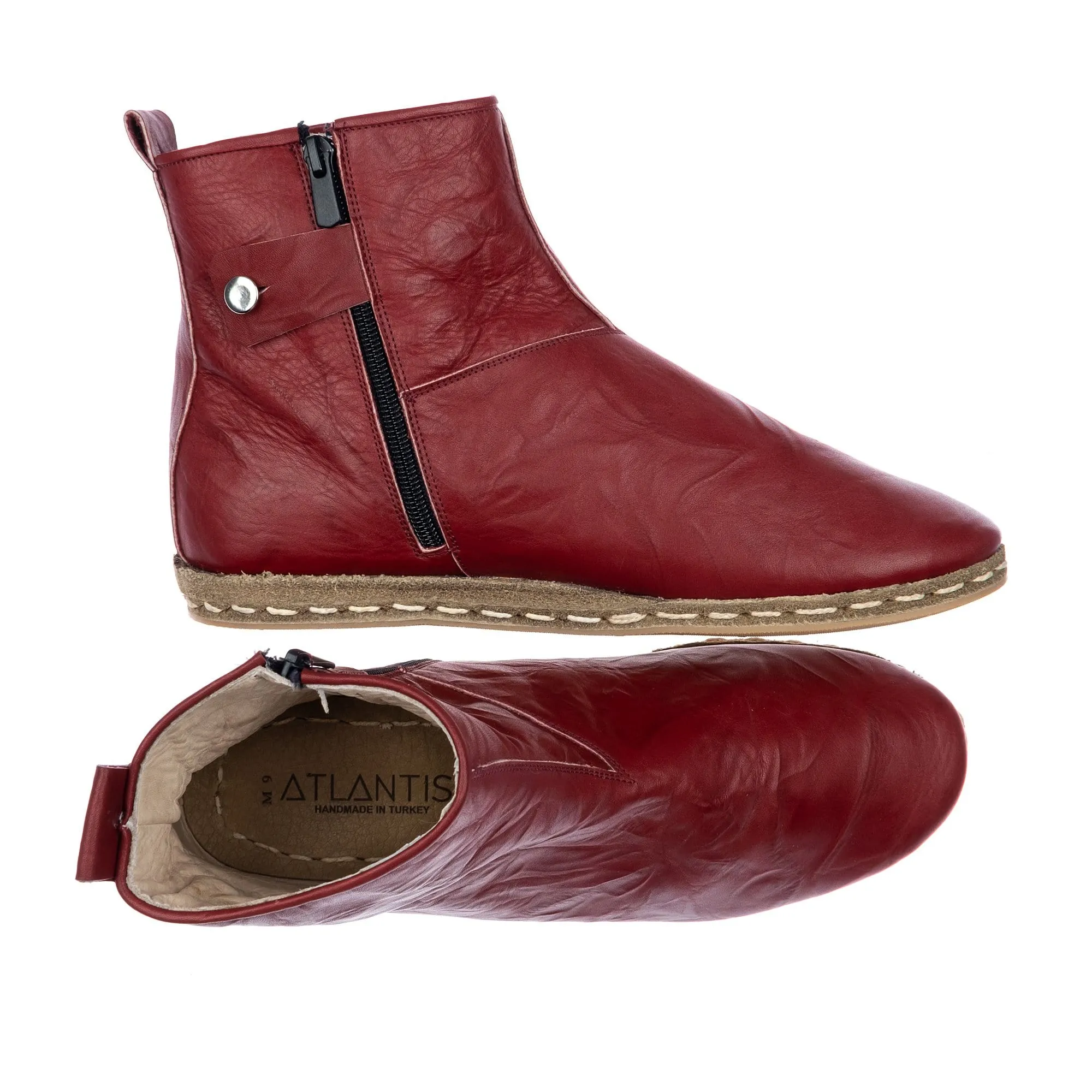 Women's Burgundy Boots