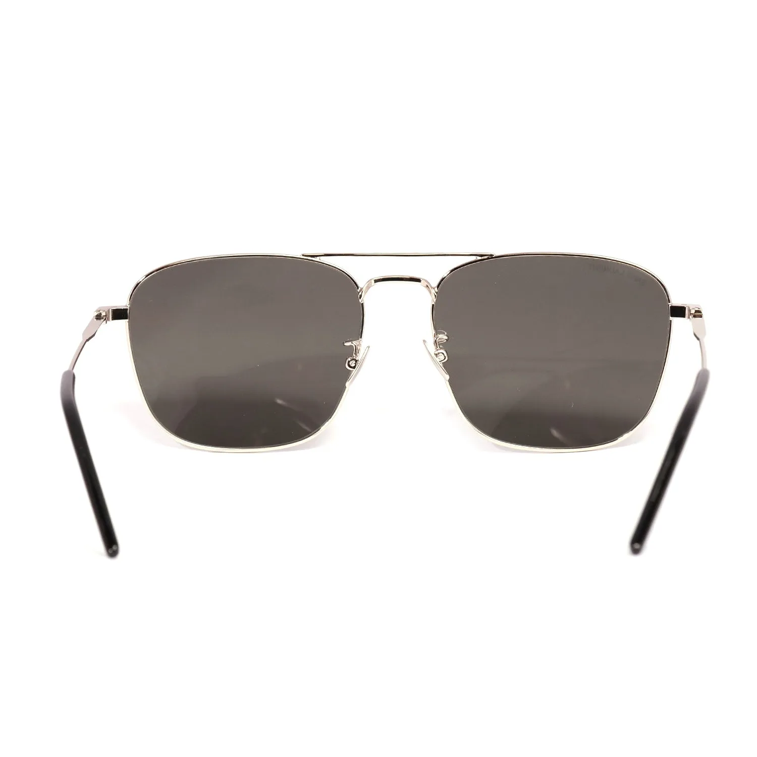 YVES SAINT LAURENT SUNGLASSES IN SILVER-GREY